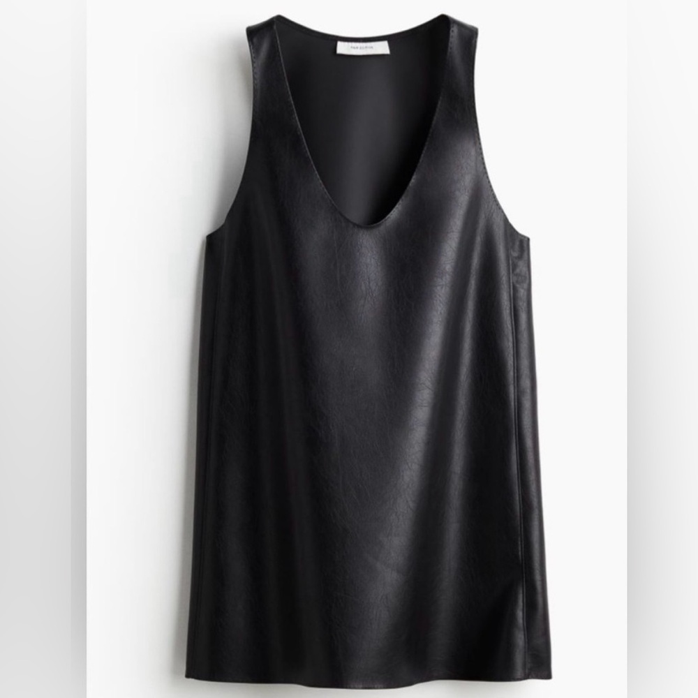 H&M Black Sleeveless Mini Dress